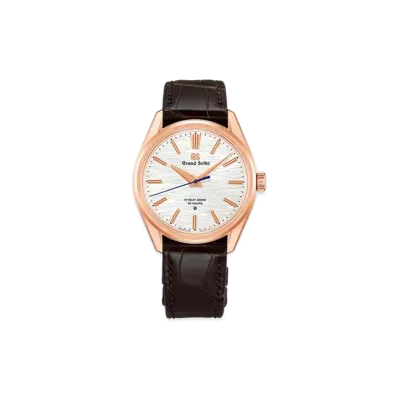 Grand Seiko Evolution 9 Collection Manual Winding Mechanical Hi-Beat World Exclusive 80 (Japan Exclusive 50) "Pink Gold" SLGW002