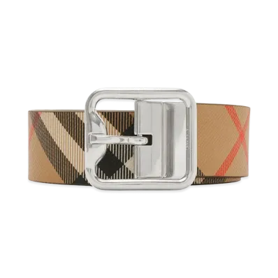 Burberry B Buckle Check Reversible Belt "Printed"