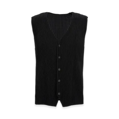 HOMME PLISSE ISSEY MIYAKE Basics Vest "Black"