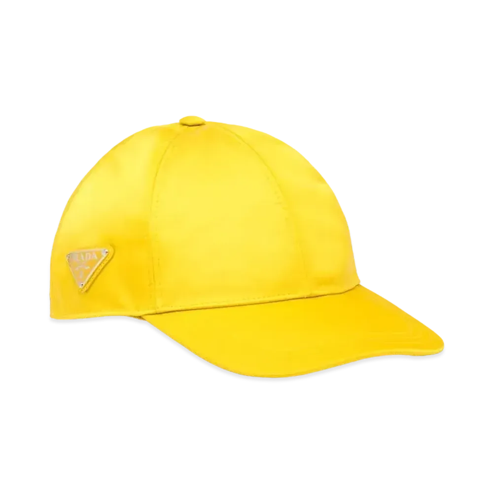 PRADA Re-Nylon Baseball Cap "Yellow"