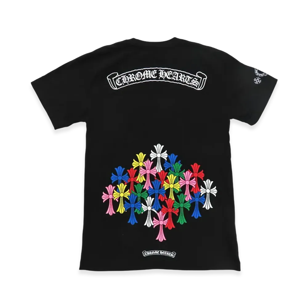 Chrome Hearts Cemetery Cross T-Shirt "Black/Multicolor"