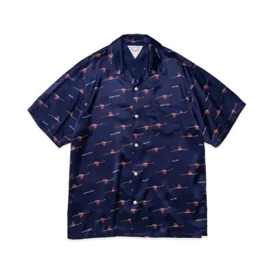 HUMAN MADE ALOHA SHIRT "Navy"