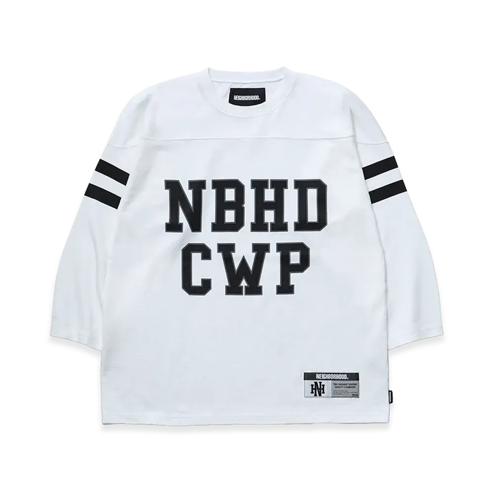 NEIGHBORHOOD Football Shirt LS "White"