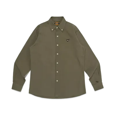 HUMAN MADE Twill BD Shirt "Olive Drab"