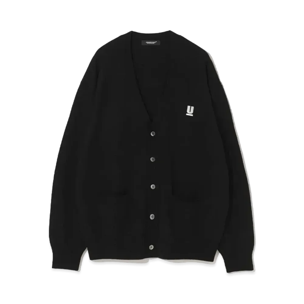 UNDERCOVER Wool Knit Cardigan "Black"