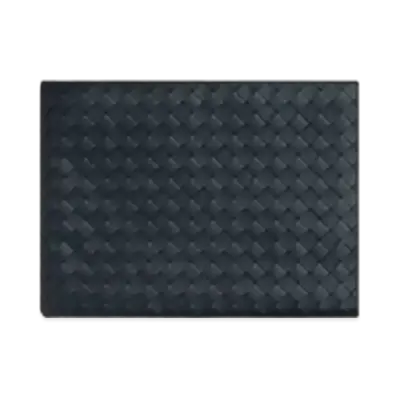 Bottega Veneta Intrecciato Half Zipped Pouch "Shadow/Olive Oil"
