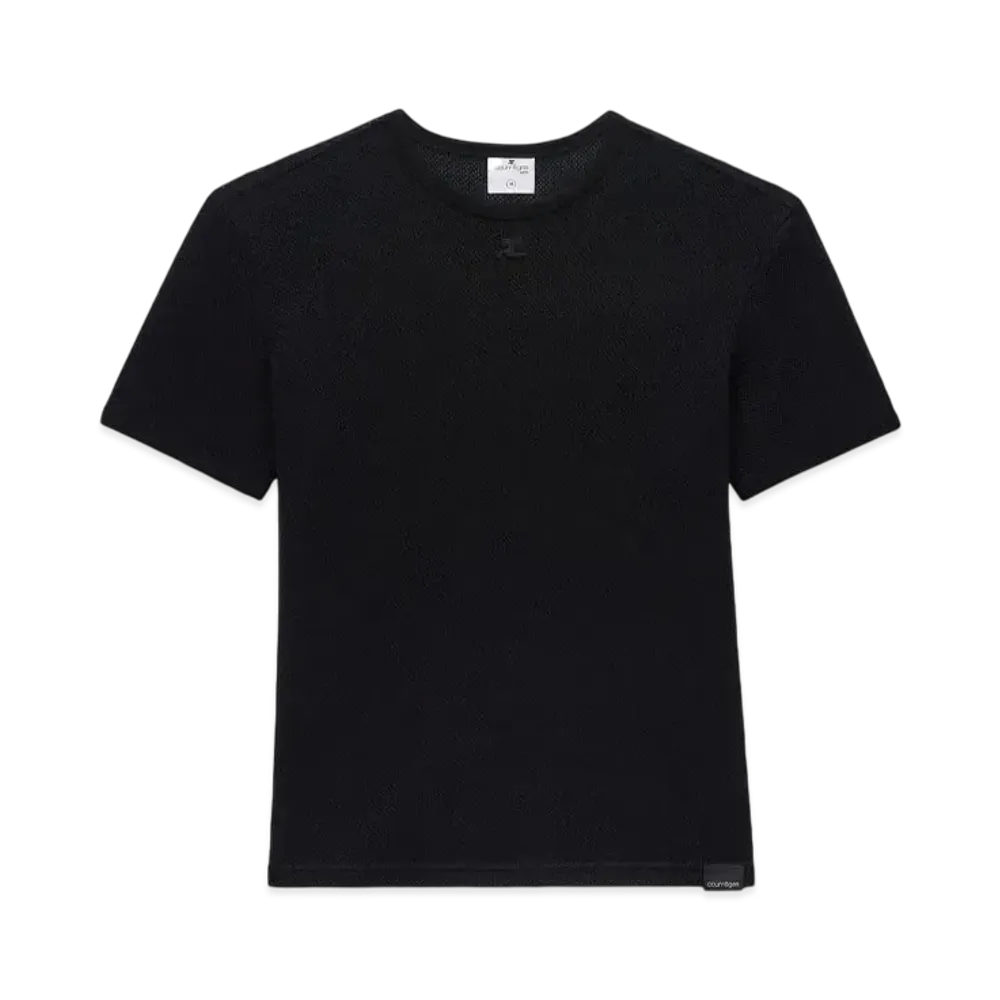 Courreges AC Mesh T-Shirt "Black"