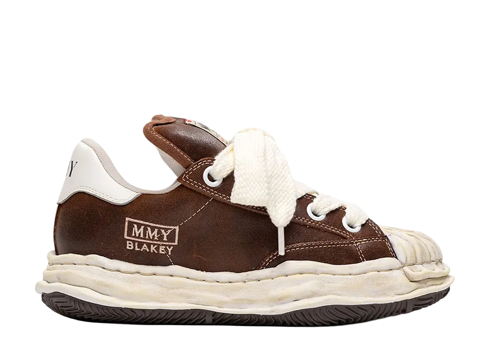 Maison MIHARA YASUHIRO BLAKEY PUFFER OG Sole Brushed Suede Low-top Sneaker "Brown"