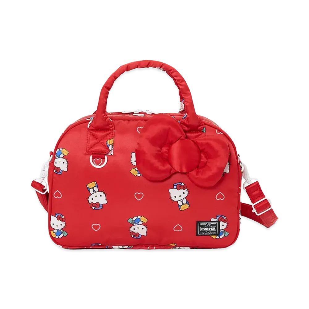 PORTER x HELLO KITTY 2Way Duffle Bag "Red"