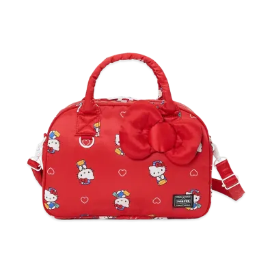 PORTER x HELLO KITTY 2Way Duffle Bag "Red"