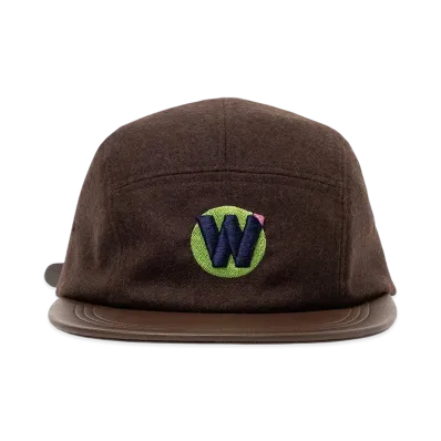 WTAPS T-5 04 / Cap / WONY. Flannel. Synthetic "Brown"