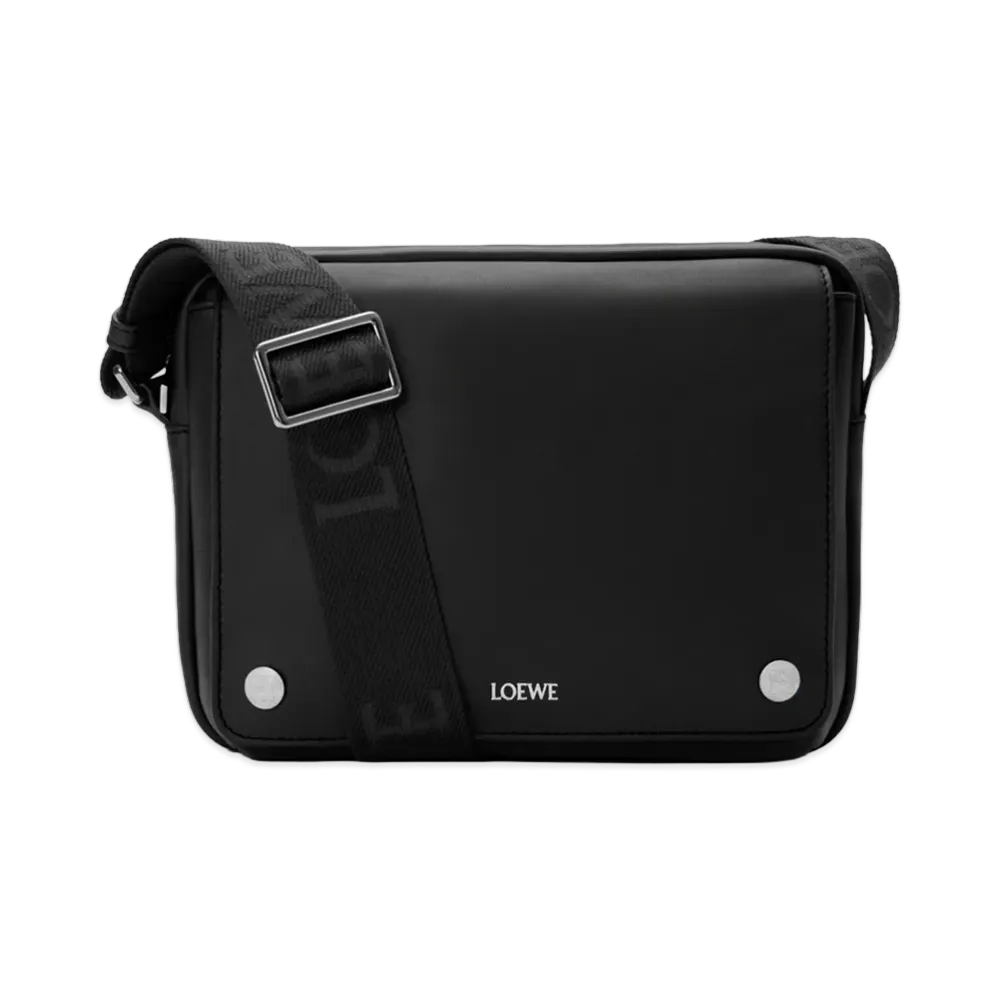 LOEWE Pebble Messenger Bag Medium (Smooth Calf) "Black"