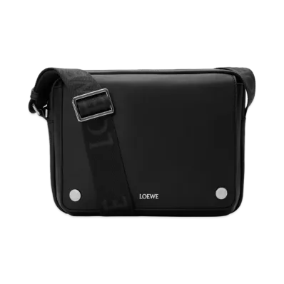 LOEWE Pebble Messenger Bag Medium (Smooth Calf) "Black"