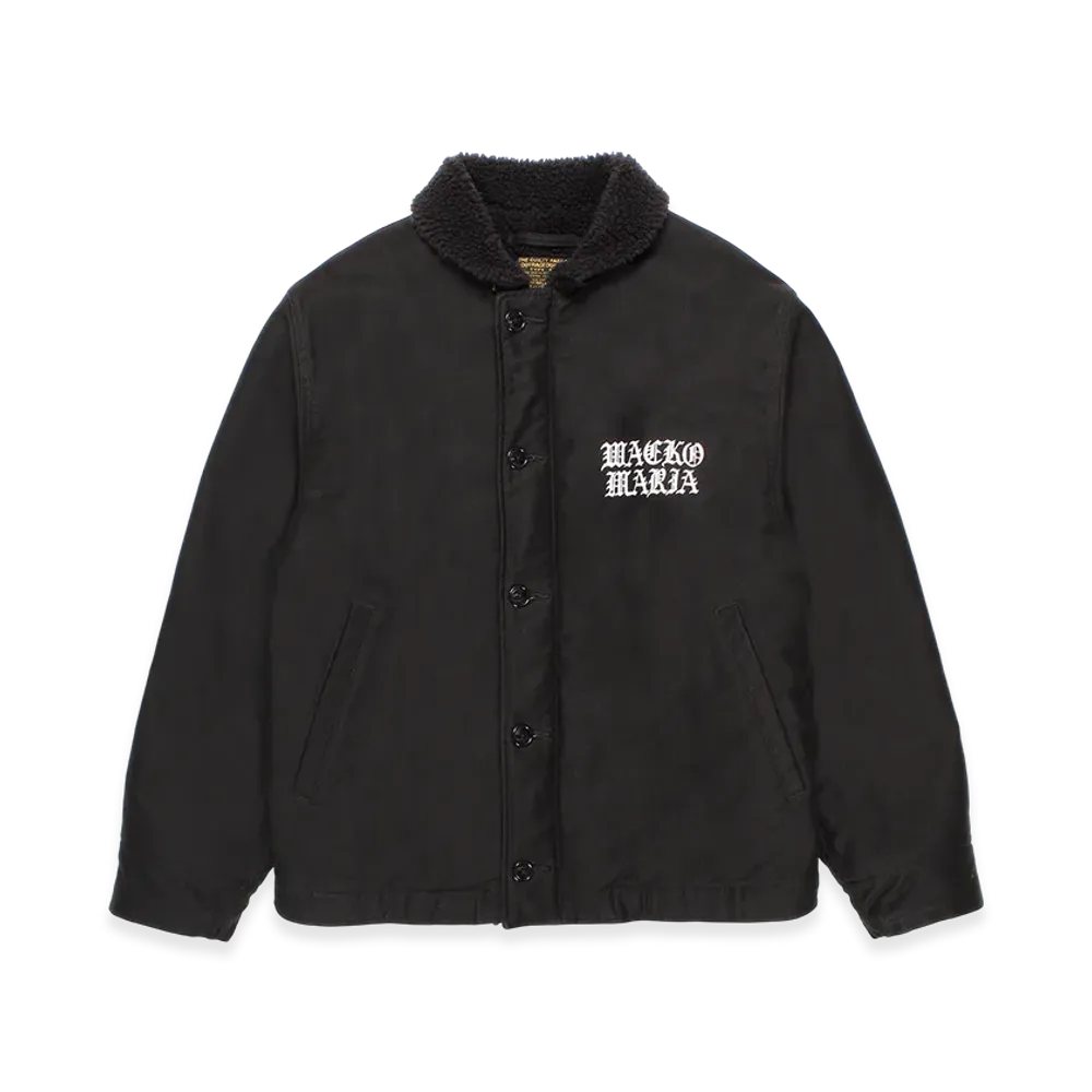 WACKO MARIA x Death Row Records Boa N-1 Deck Jacket "Black"