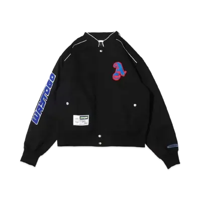 atmos pink Sagara Patch Racing Jacket "Black"