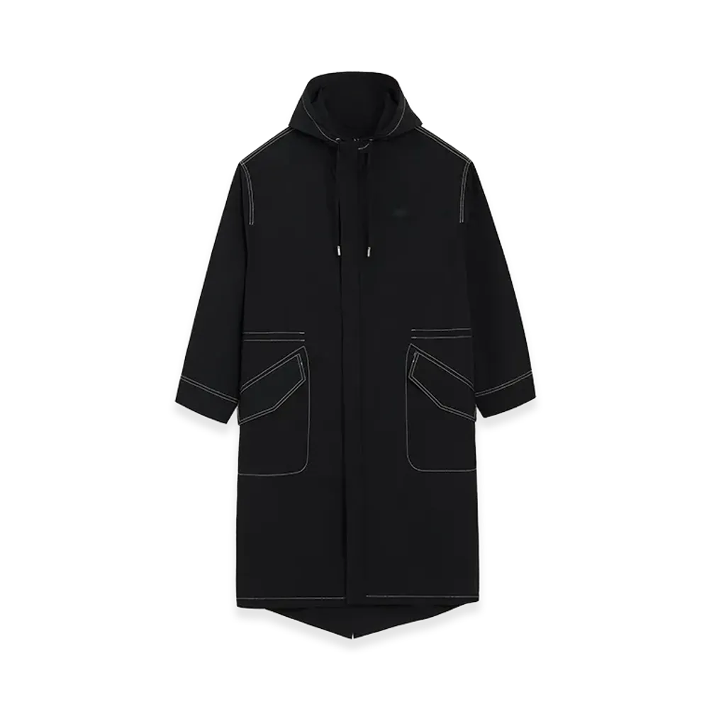 AMI PARIS Nylon Long Parka "Black"