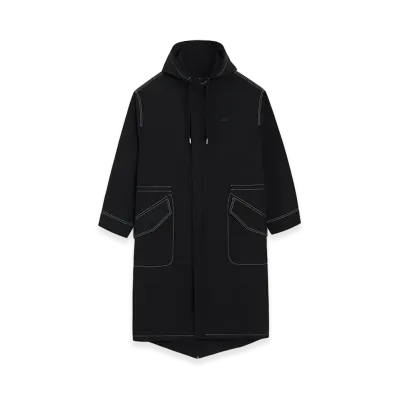 AMI PARIS Nylon Long Parka "Black"