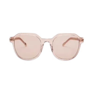 CHARLES & KEITH Recycled Acetate Chain-Link Sunglasses "Pink"
