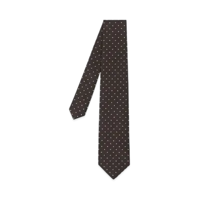 Paul Smith Dot Pattern Tie "Brown"
