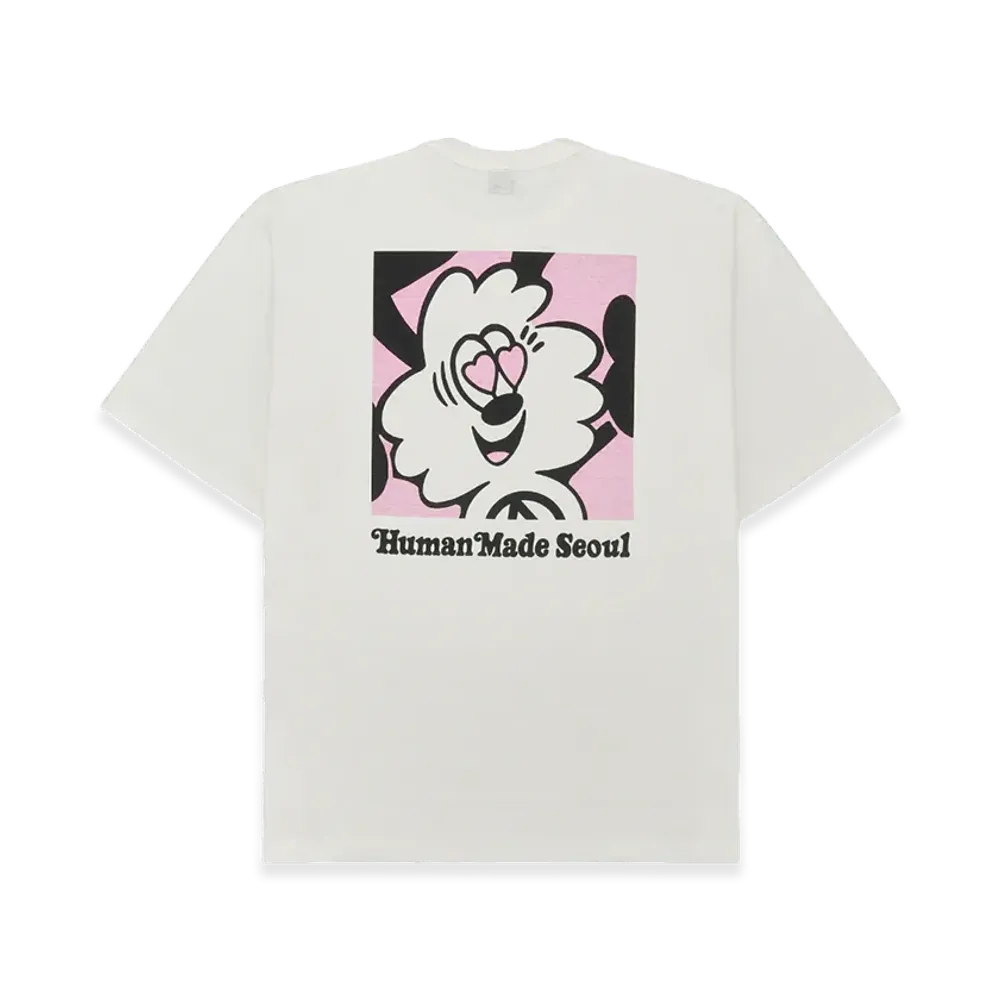 HUMAN MADE x Verdy Graphic T-Shirt Seoul Store Exclusive "White"