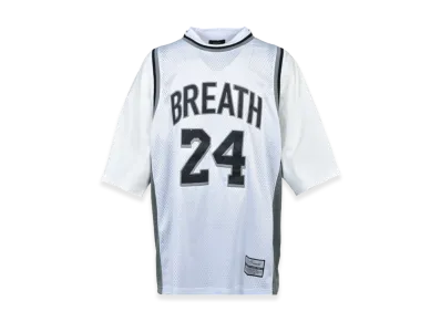 BREATH Layered Basket Ball Jersey Tee "White"