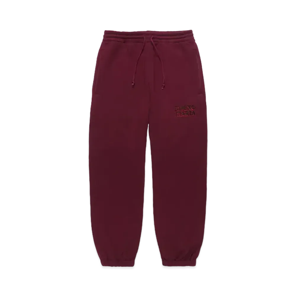 WACKO MARIA Middle Weight Sweat Pants "Burgundy"