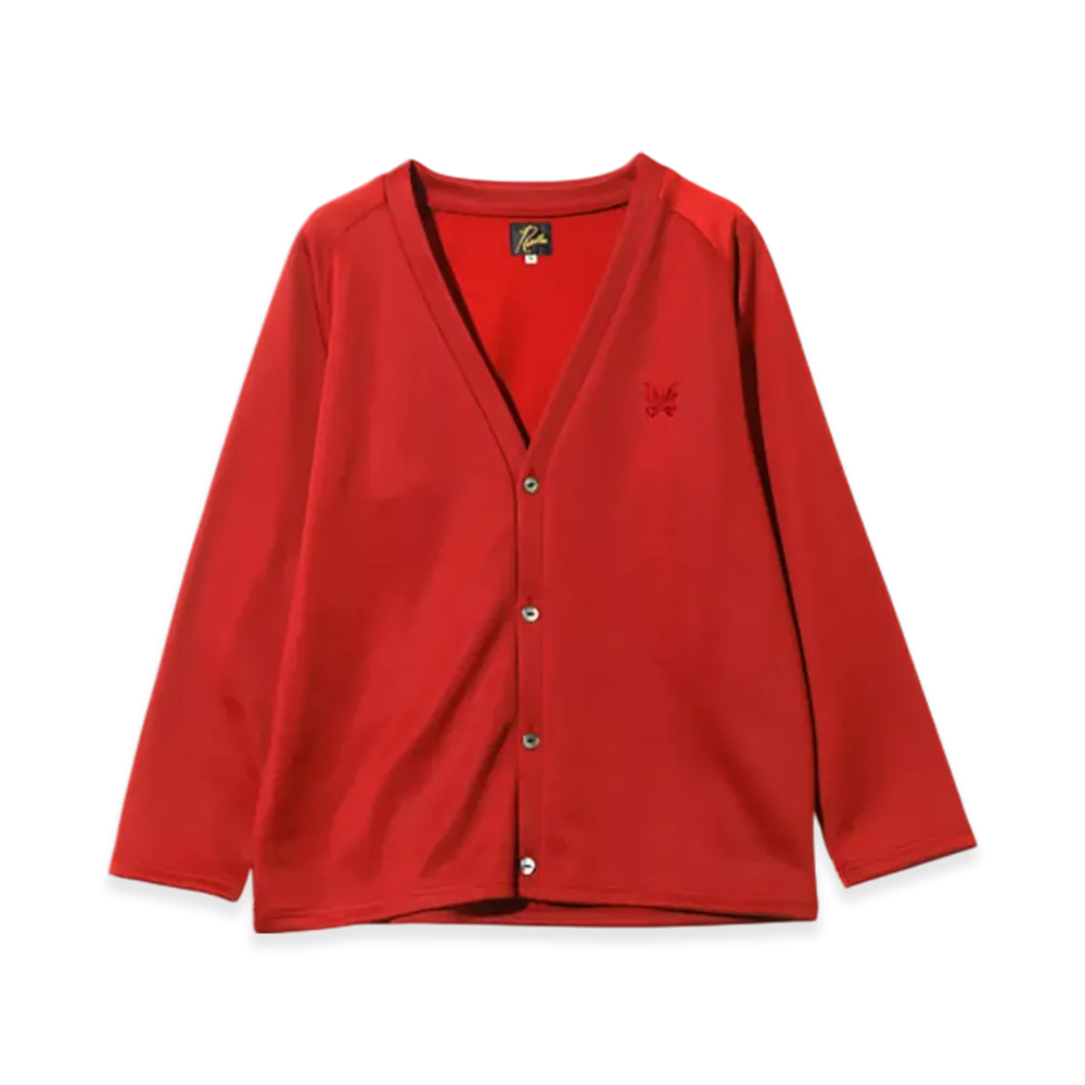NEEDLES V-Neck Cardigan - Bright Jersey "Red"