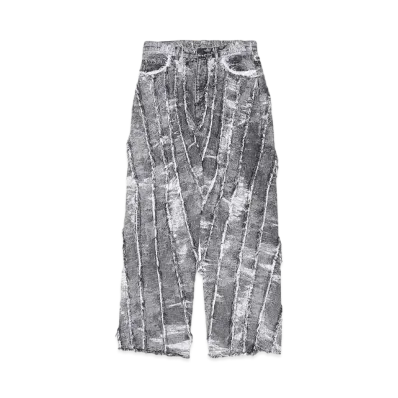 TAAKK denim pants "BLACK CHEMICAL"