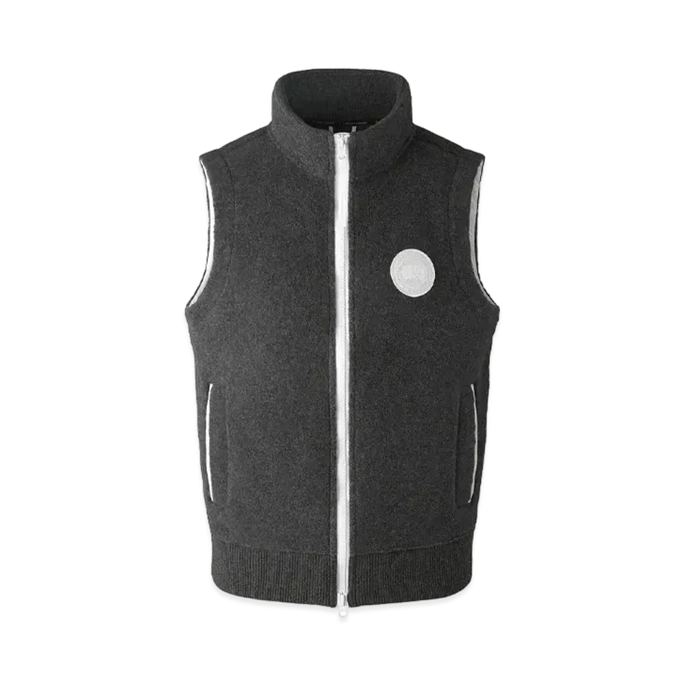 CANADA GOOSE Mersey Vest Kind Fleece Humanature "Quarry Grey"
