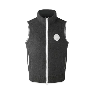 CANADA GOOSE Mersey Vest Kind Fleece Humanature "Quarry Grey"