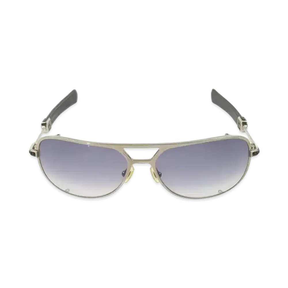 Chrome Hearts Stepchild Leather Eyewear Sunglasses "Silver"