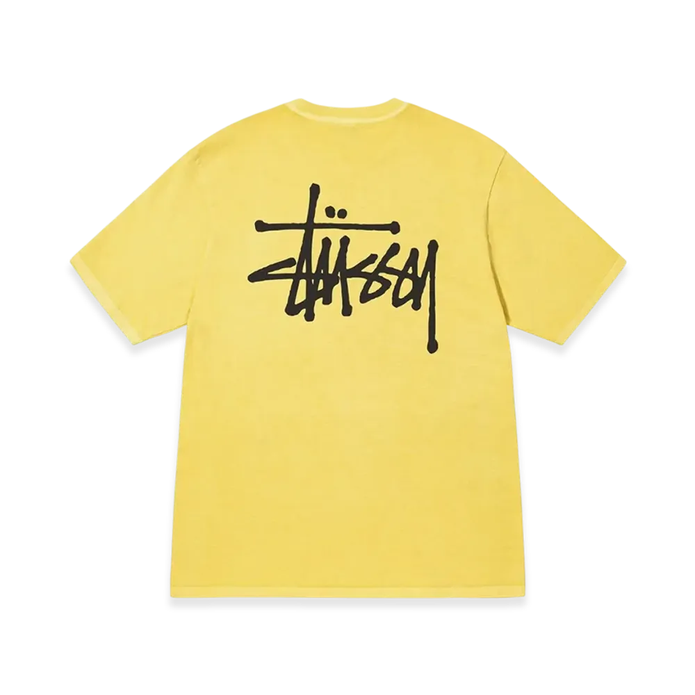 Stussy Basic Stussy Pigment Dyed Tee 2022 "Butter"