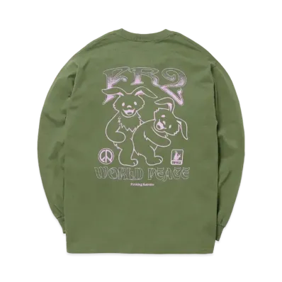 FR2 World Peace Longsleeve T-shirt "Khaki"