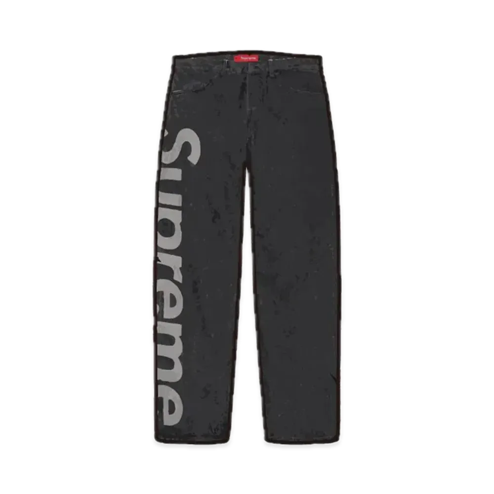 Supreme Inset Logo Jean "Black"