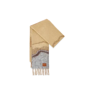 LOEWE Scarf "Camel/Multicolor"