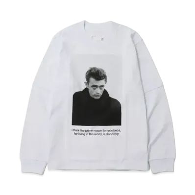sacai James Dean L/S T-shirt "White"