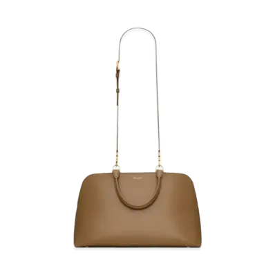 Saint Laurent Women's Sac De Jour Duffle Bag "Brown"