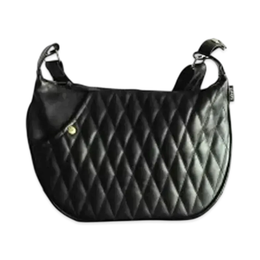 Schott Quilting Banana Bag "Black/Gold"