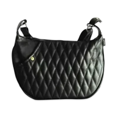 Schott Quilting Banana Bag "Black/Gold"
