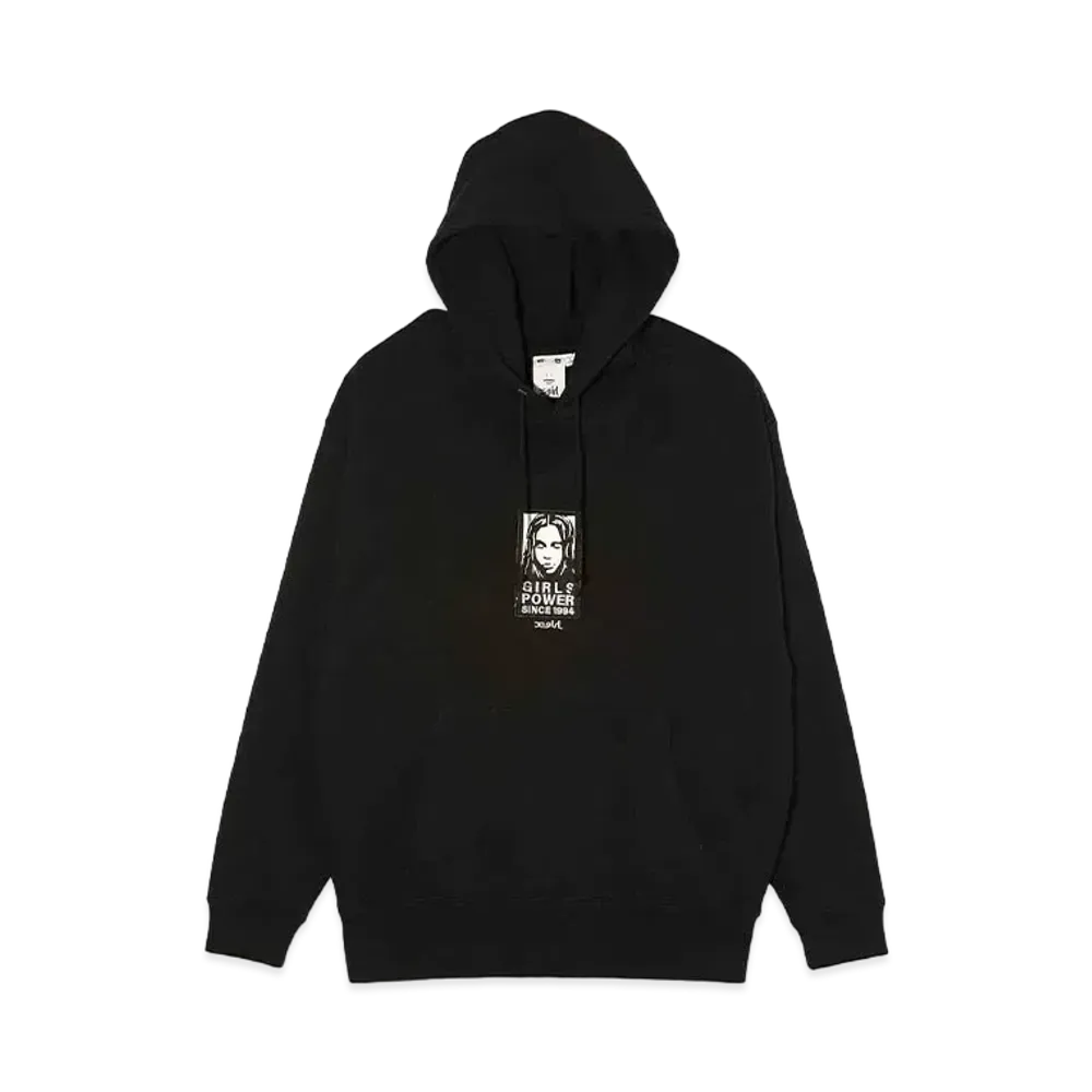 X-Girl Face Patch Sweat Hoodie "Black"