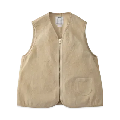 visvim TANA VEST IT (FR VEG.LB) "Ivory"