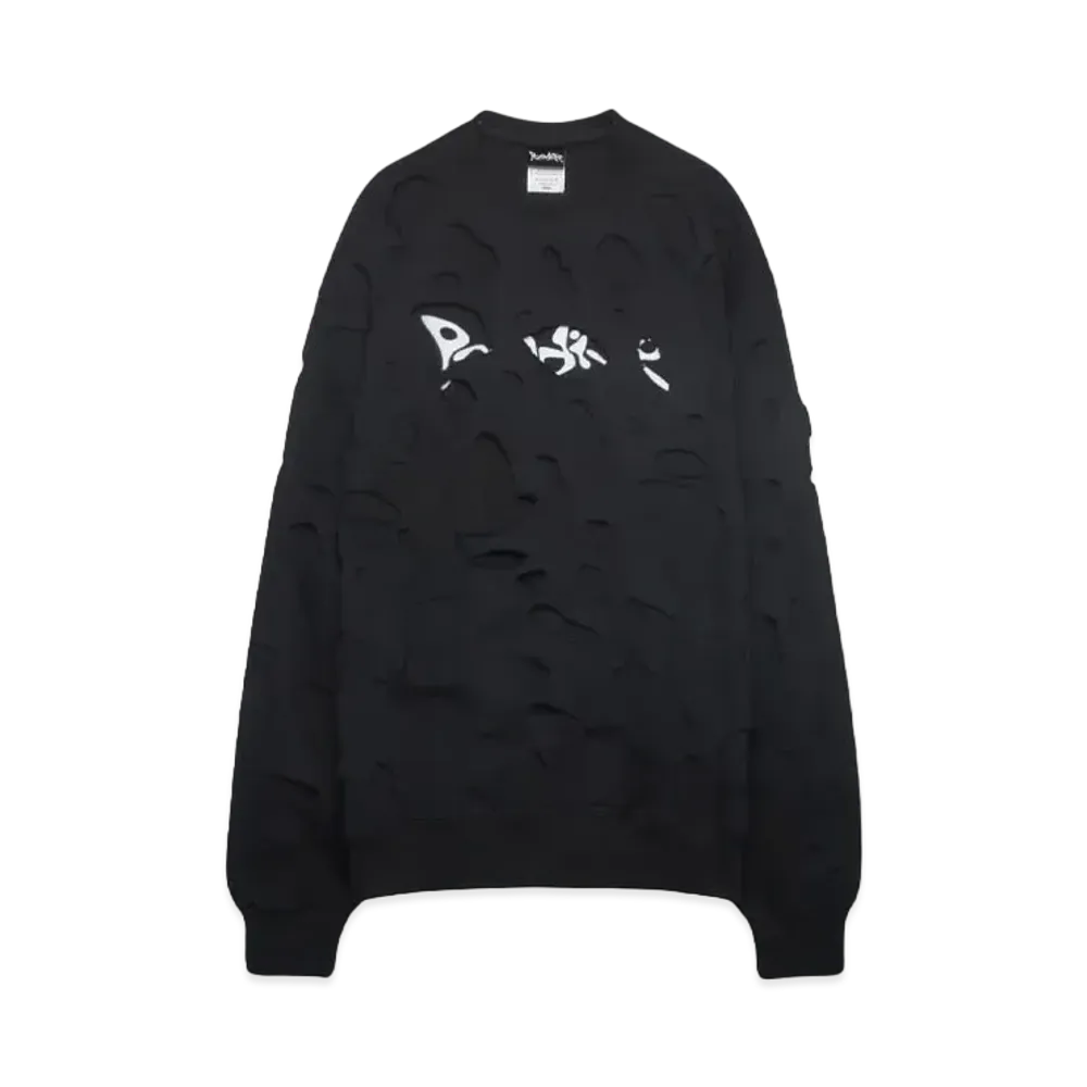 Paradise Youth Club PARADISE LOGO SWEATER "BLACK"