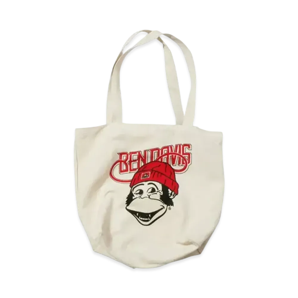 BEN DAVIS Tote Bag Canvas Women'S Men'S Unisex Commuting To School "Red"