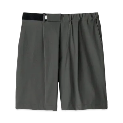 Graphpaper Solotex Twill Wide Chef Shorts "Gray"