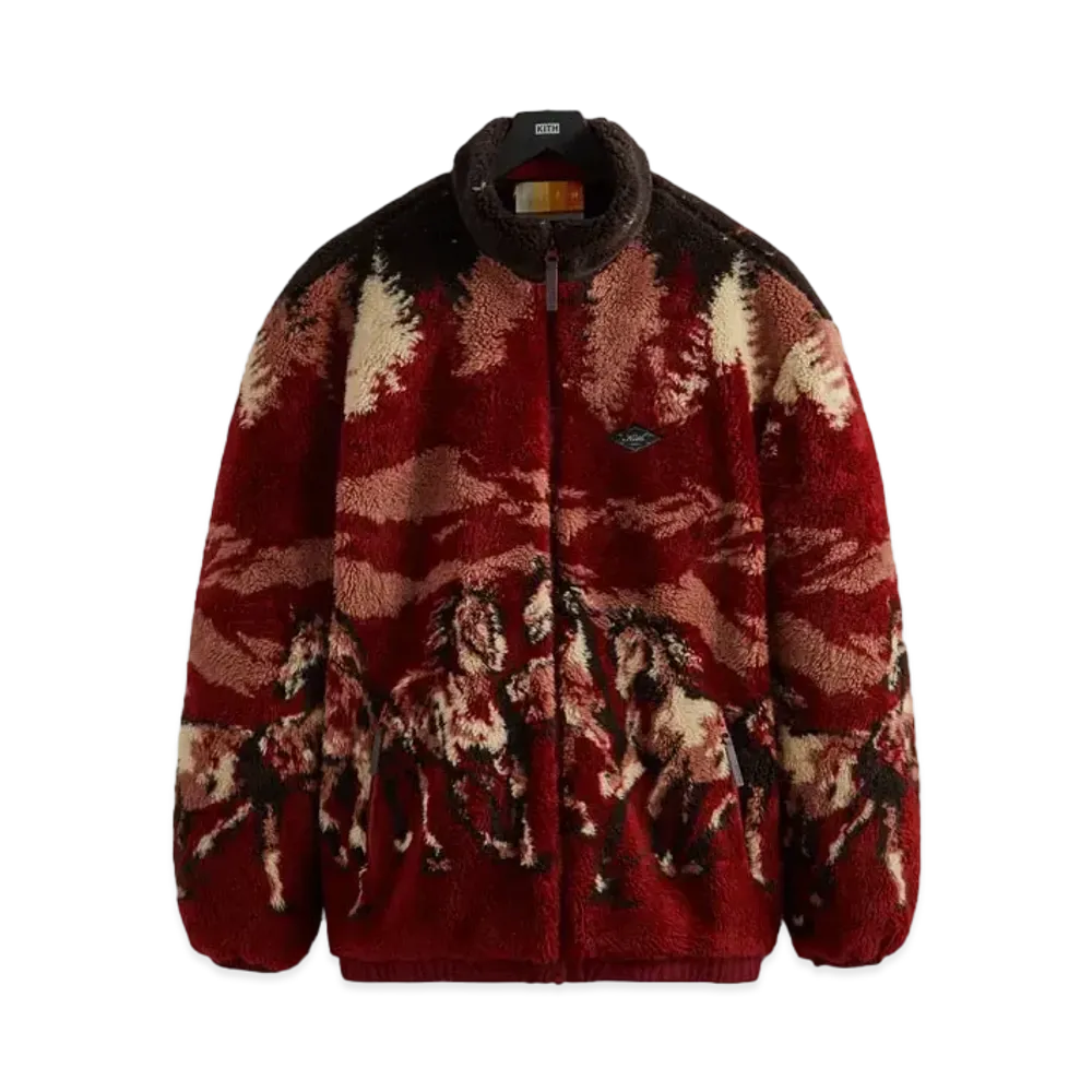 Kith Pinehurst Horses Sherpa Full Zip "Allure"