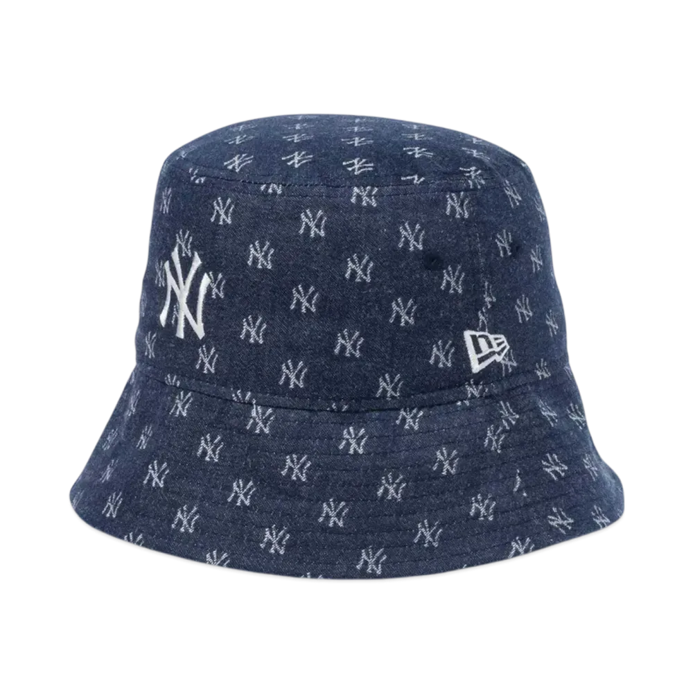NEW ERA Bucket 01 Sailor Brim MLB Jacquard New York Yankees "Navy/Chrome"