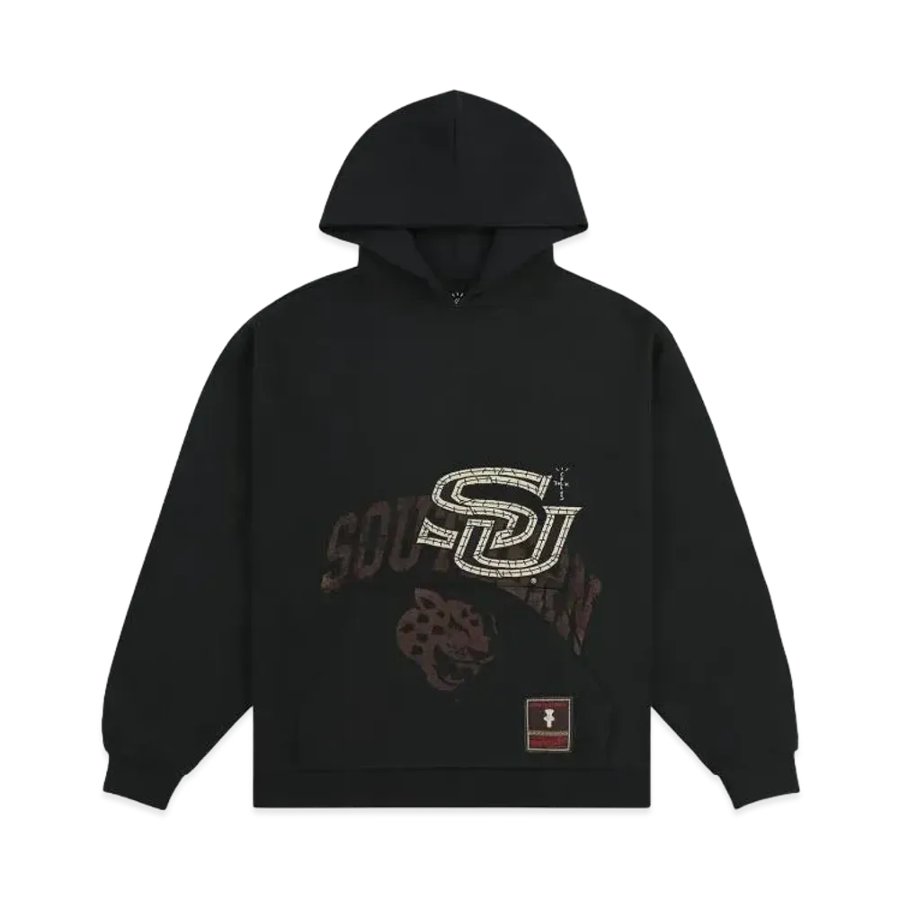Travis Scott x M&N x Southern University Hoodie "Black"