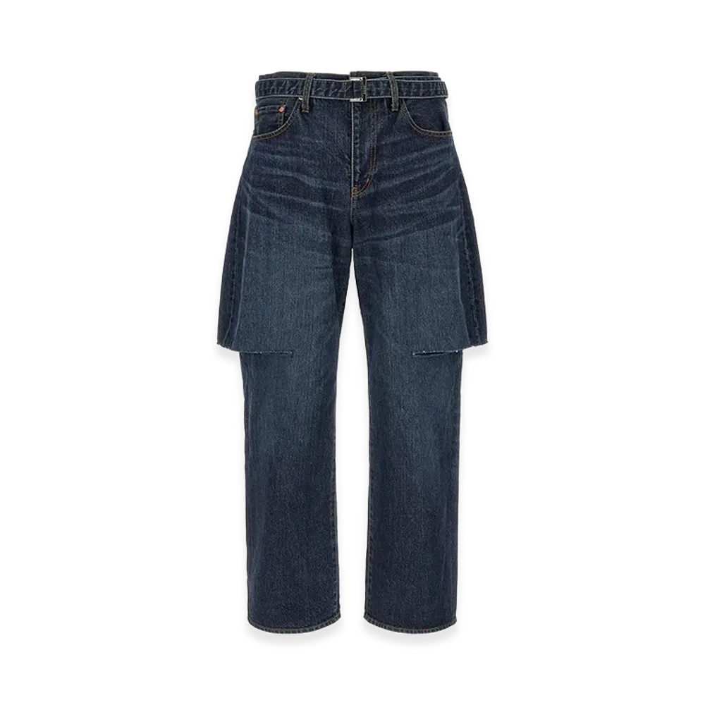 sacai Cut-Out Jeans "Blue"