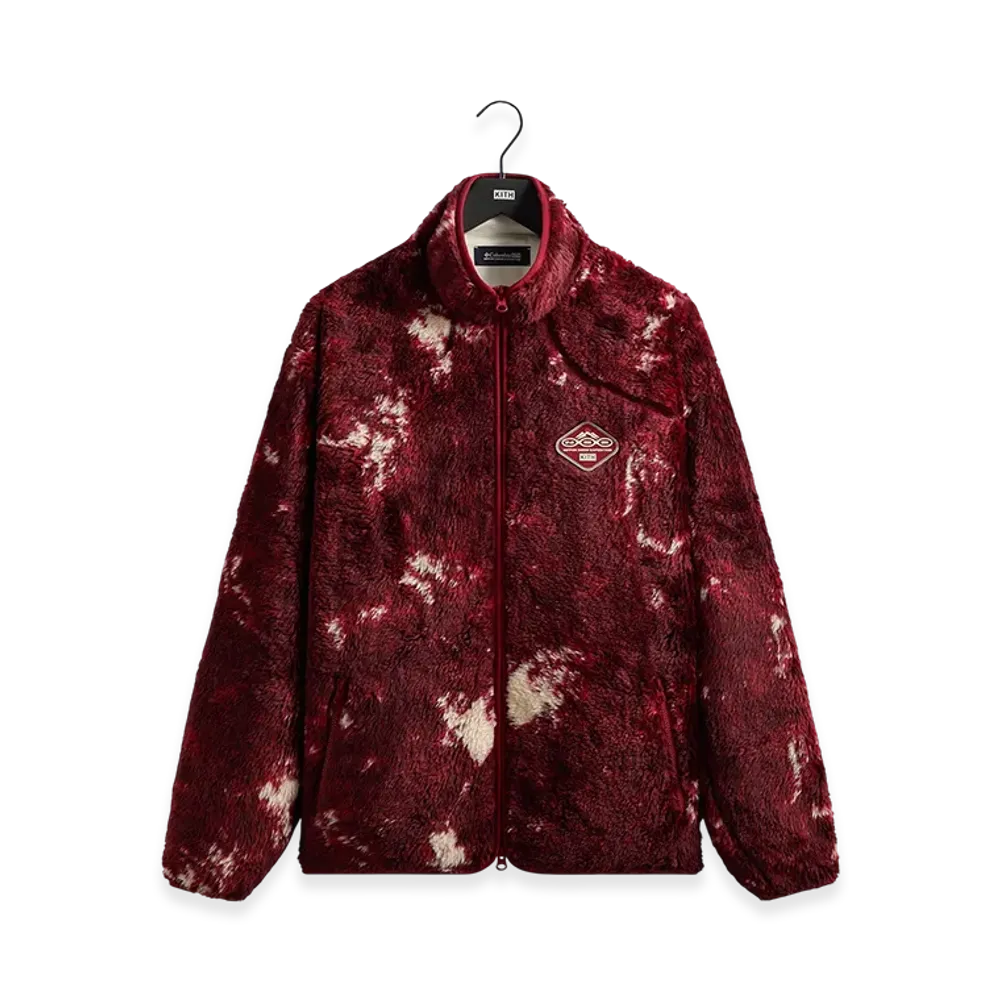 Kith x Columbia Ice Dye Sherpa Harper Jacket "Verge"