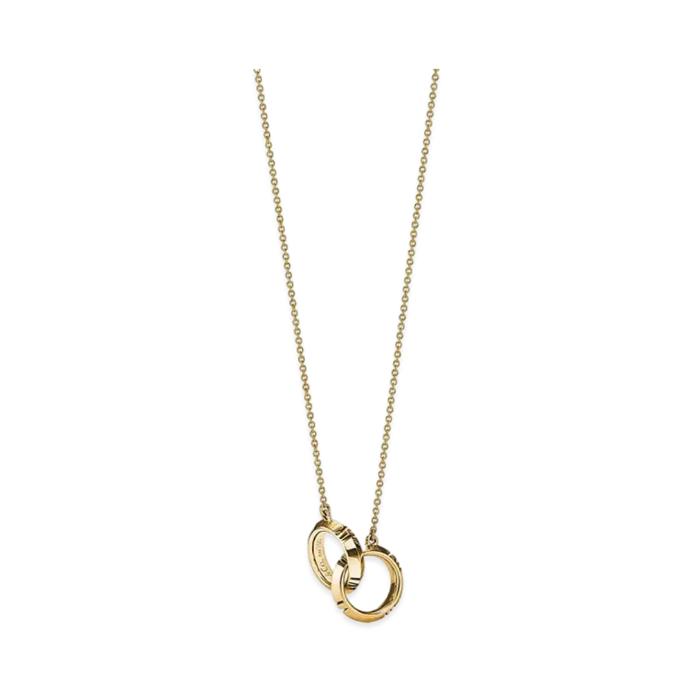 Tiffany & Co. Atlas X Closed Interlocking Pendant "Yellow Gold"